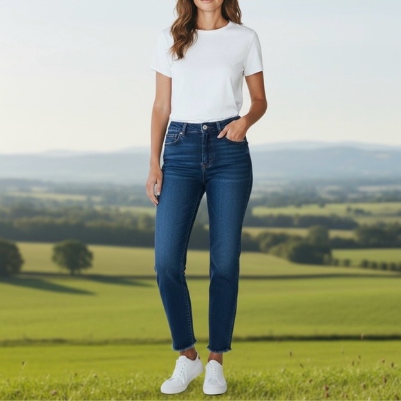 Seven7 Denim - Seven7 Dark Blue Straight Leg Jeans